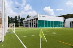 servizio fotografico di interni, architettura e riprese aeree con drone del centro sportivo Palys Center Verona