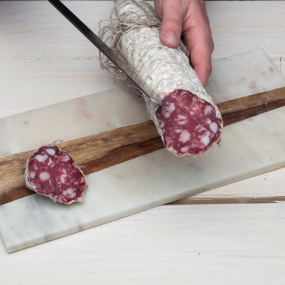 fotografo food salumi come tagliare il salame