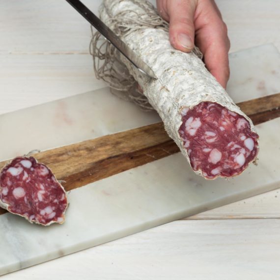 fotografo food salumi come tagliare il salame