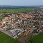 Riprese aeree del Comune di Cassolnovo in provincia di Pavia