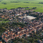 Riprese aeree del Comune di Cassolnovo in provincia di Pavia