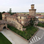 Riprese-aeree-Sartirana-Lomellina-il-castello-provincia-di-Pavia